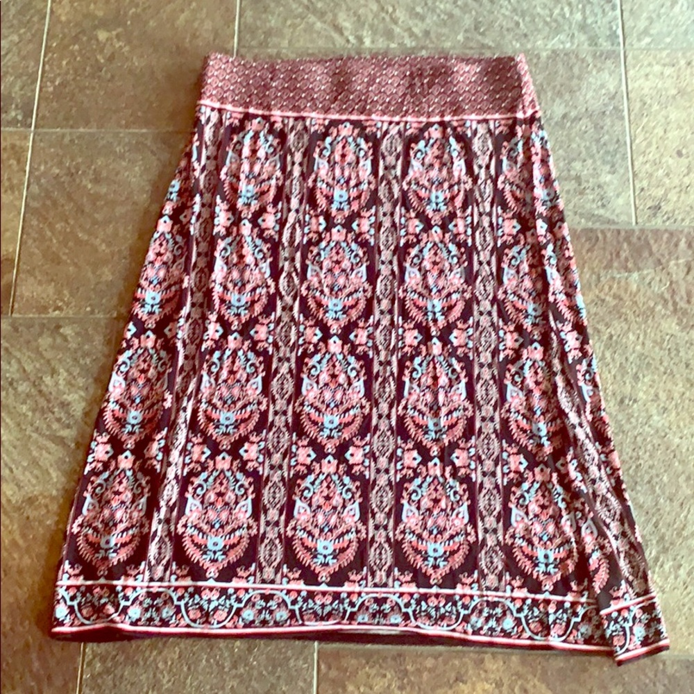 J Jill Pattern Skirt